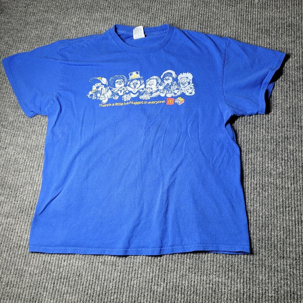 Authentic McDonald's Kerwin Frost McNugget Buddies Crew Shirt Large